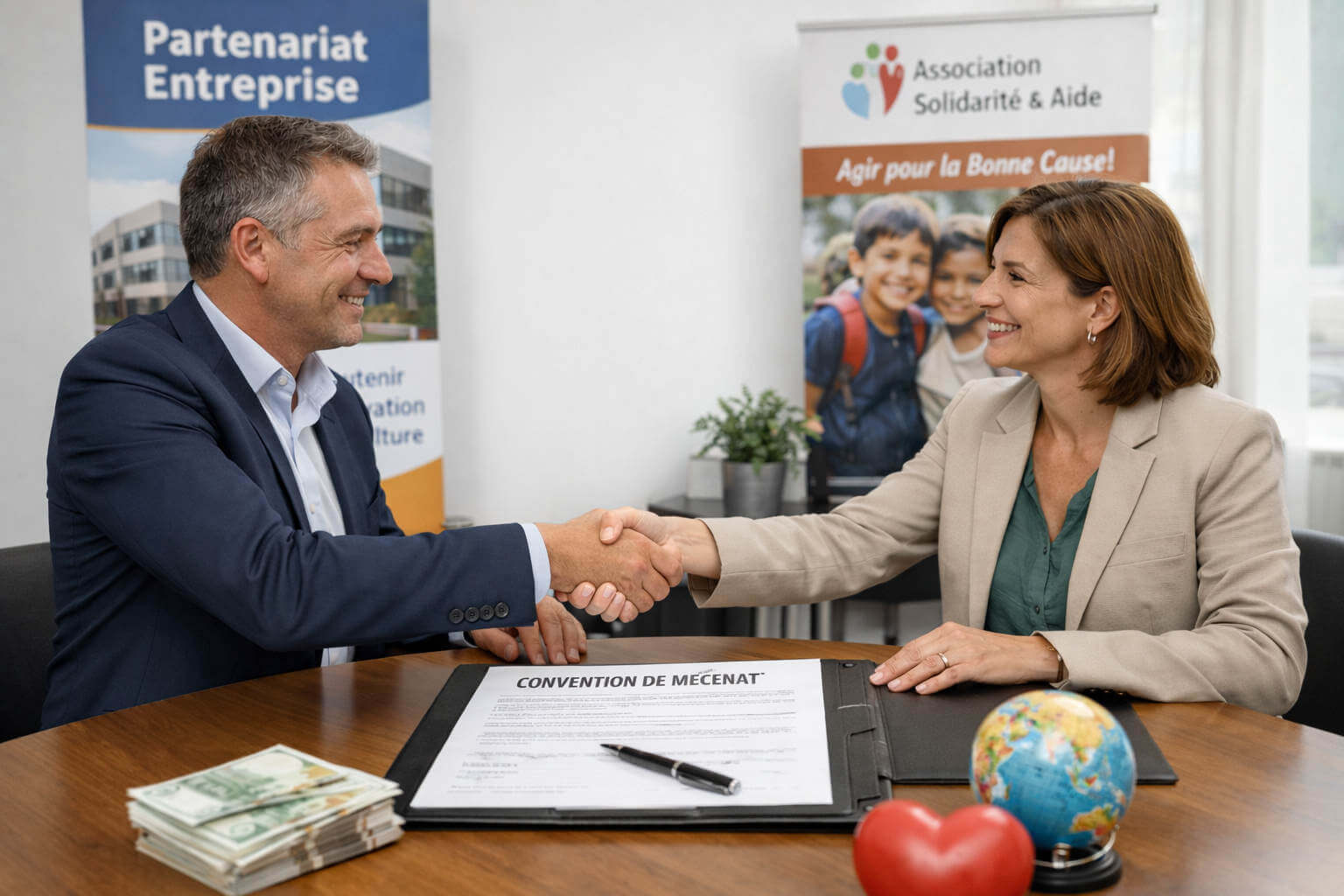 Conclure un accord de mécénat un engagement mutuel entre l'entreprise et l'organisme bénéficiaire.